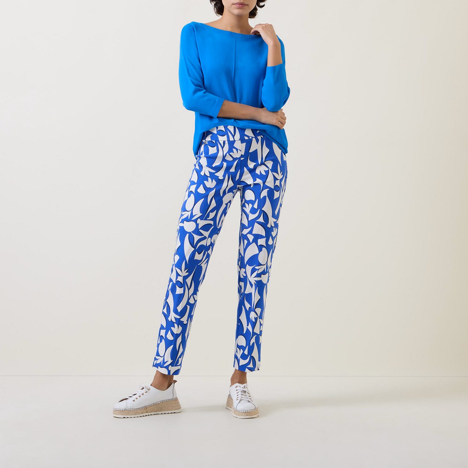 Raised Seam Knit Sweater