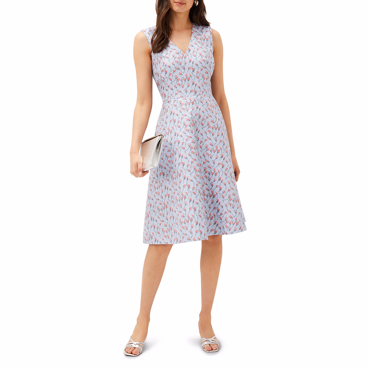 Rosebud Jacquard Dress