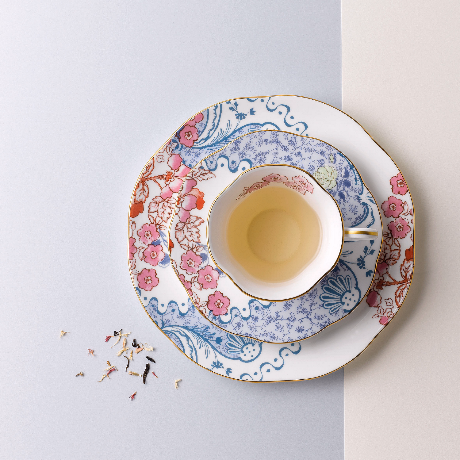Butterfly Bloom Teacup and Saucer