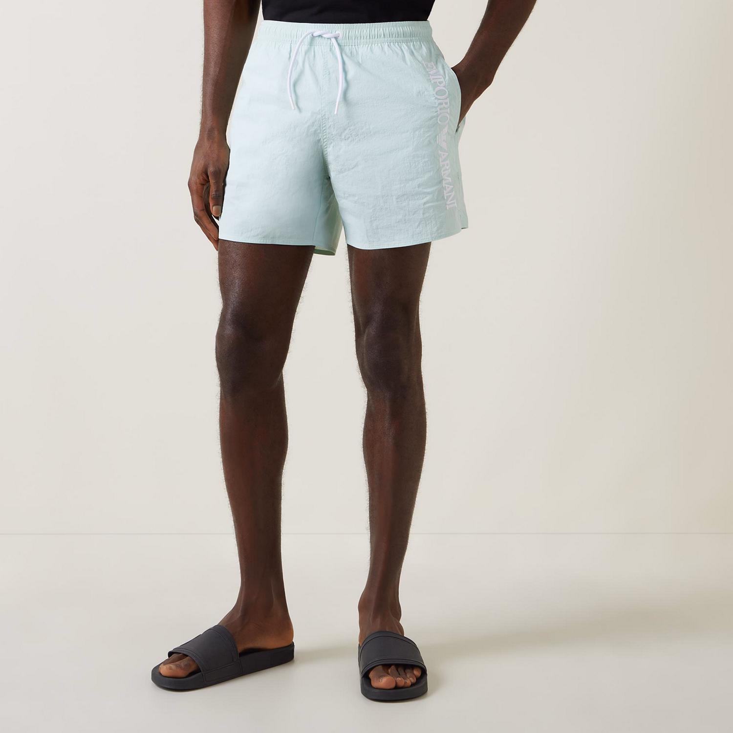 Logo Drawstring Swim Shorts
