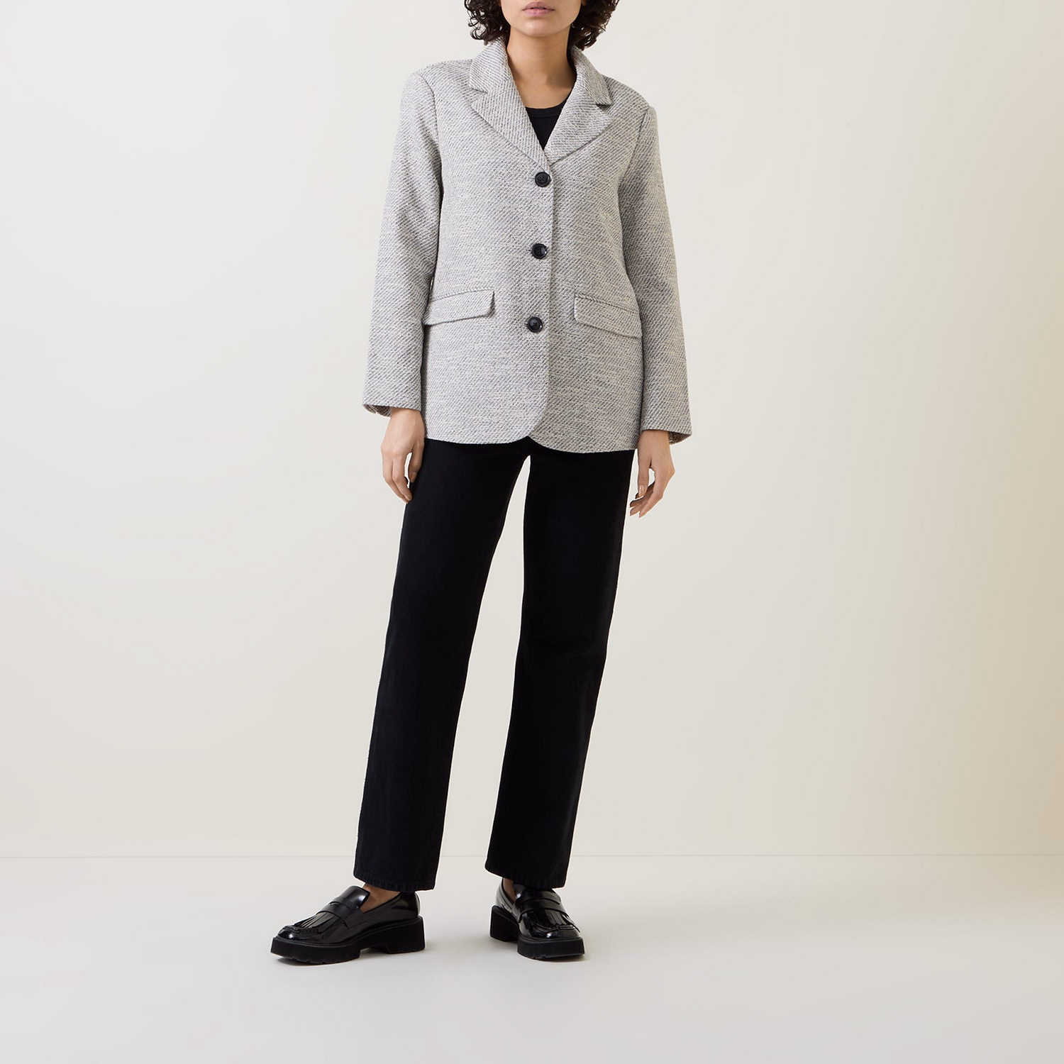 Ceylae Single-Breasted Blazer