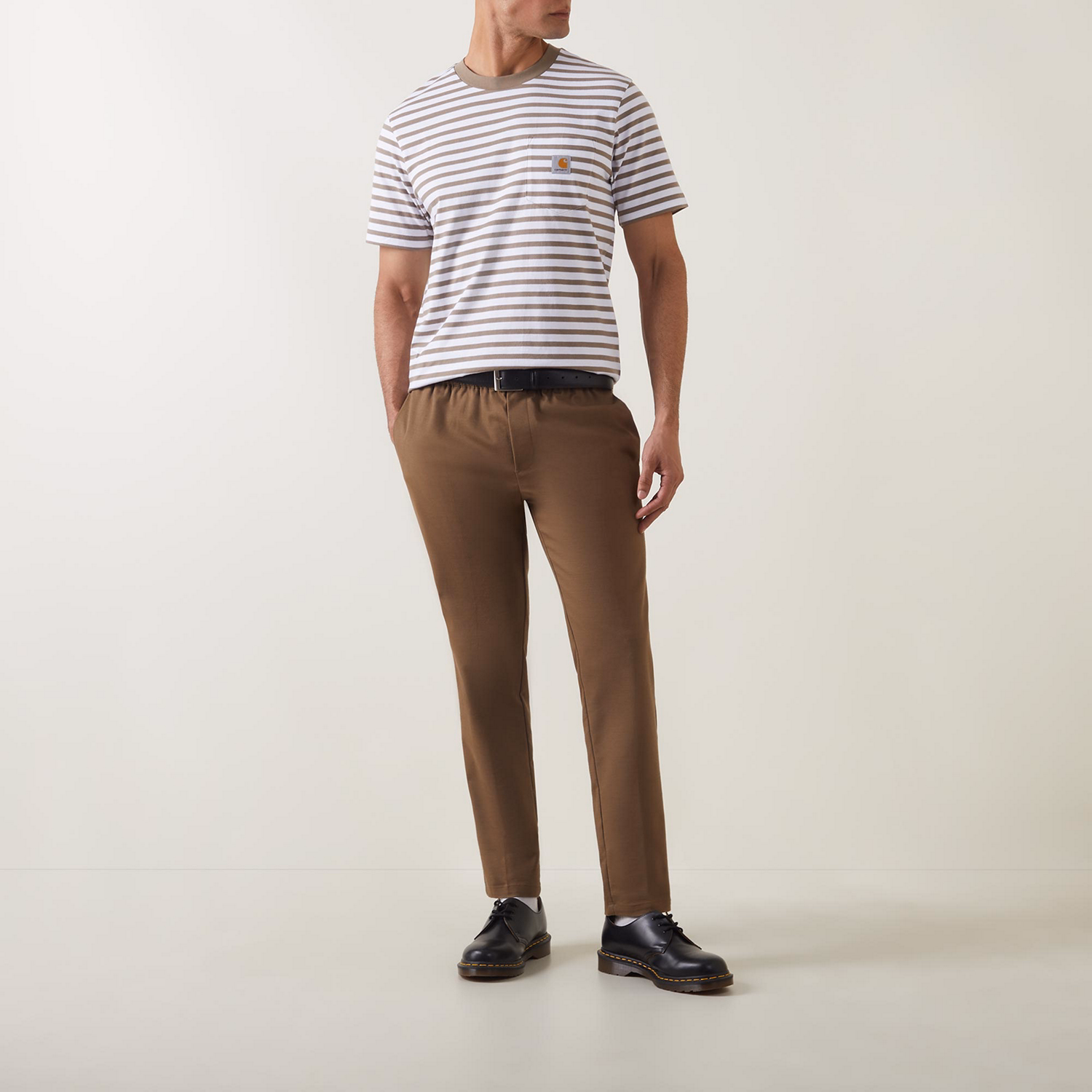 Seidler Striped Logo Pocket T-Shirt