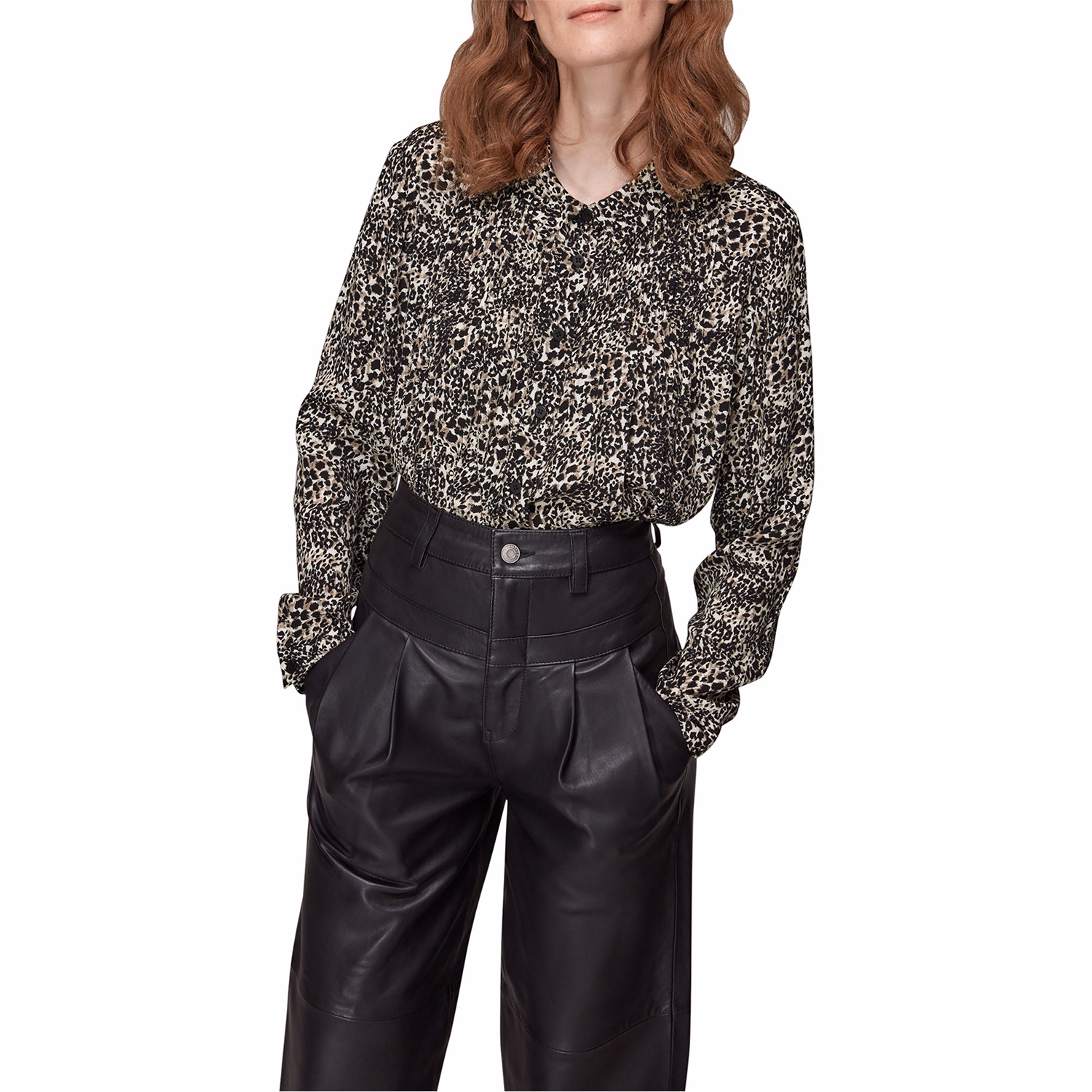 Micro Animal Print Shirt