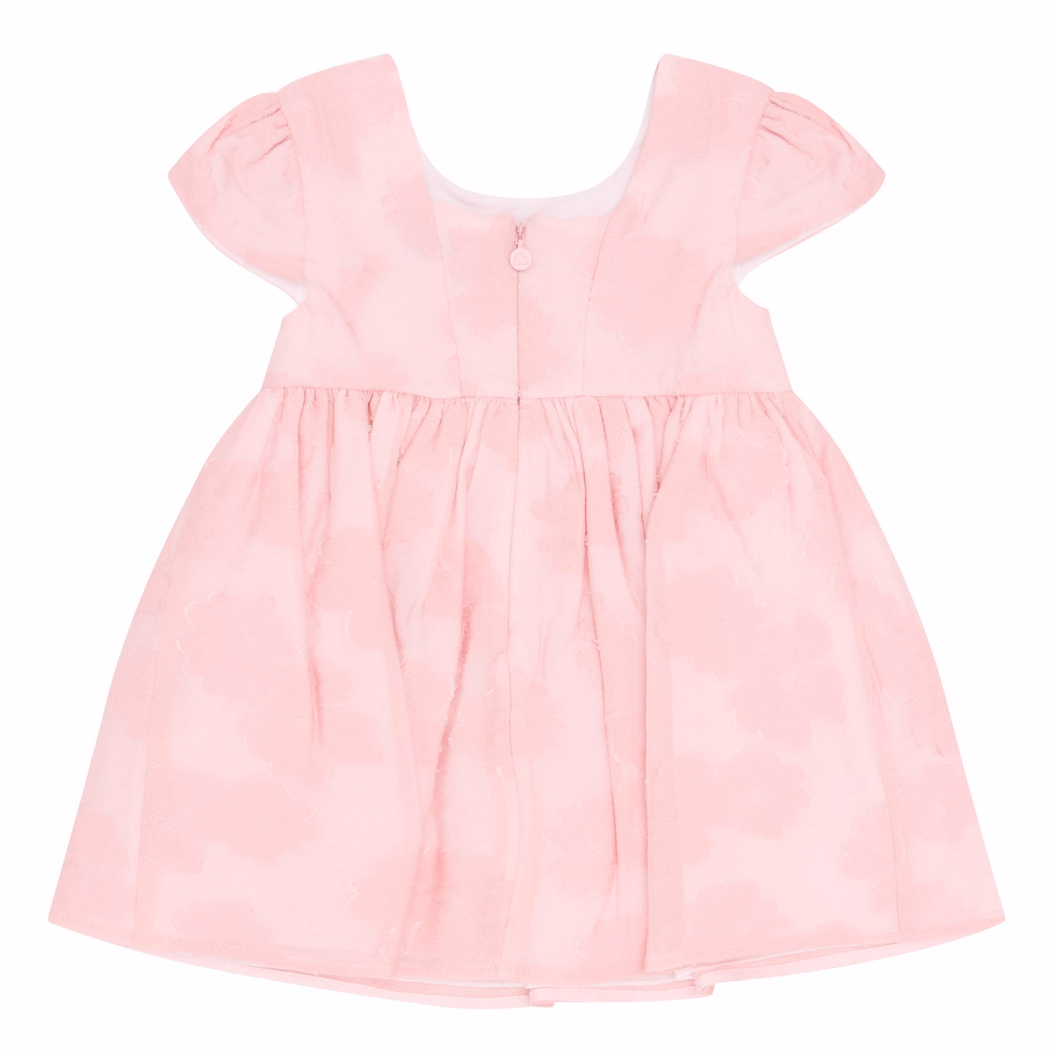 Floral Print Embroidered-Detail Dress