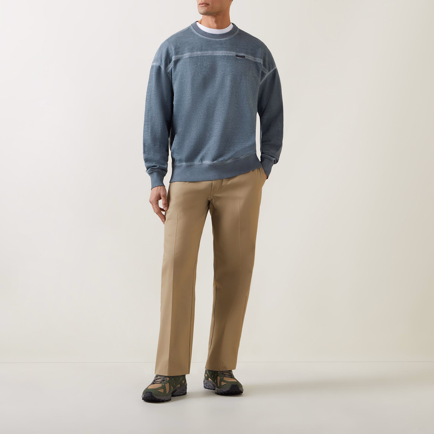 Garment-Dyed Logo Sweatshirt