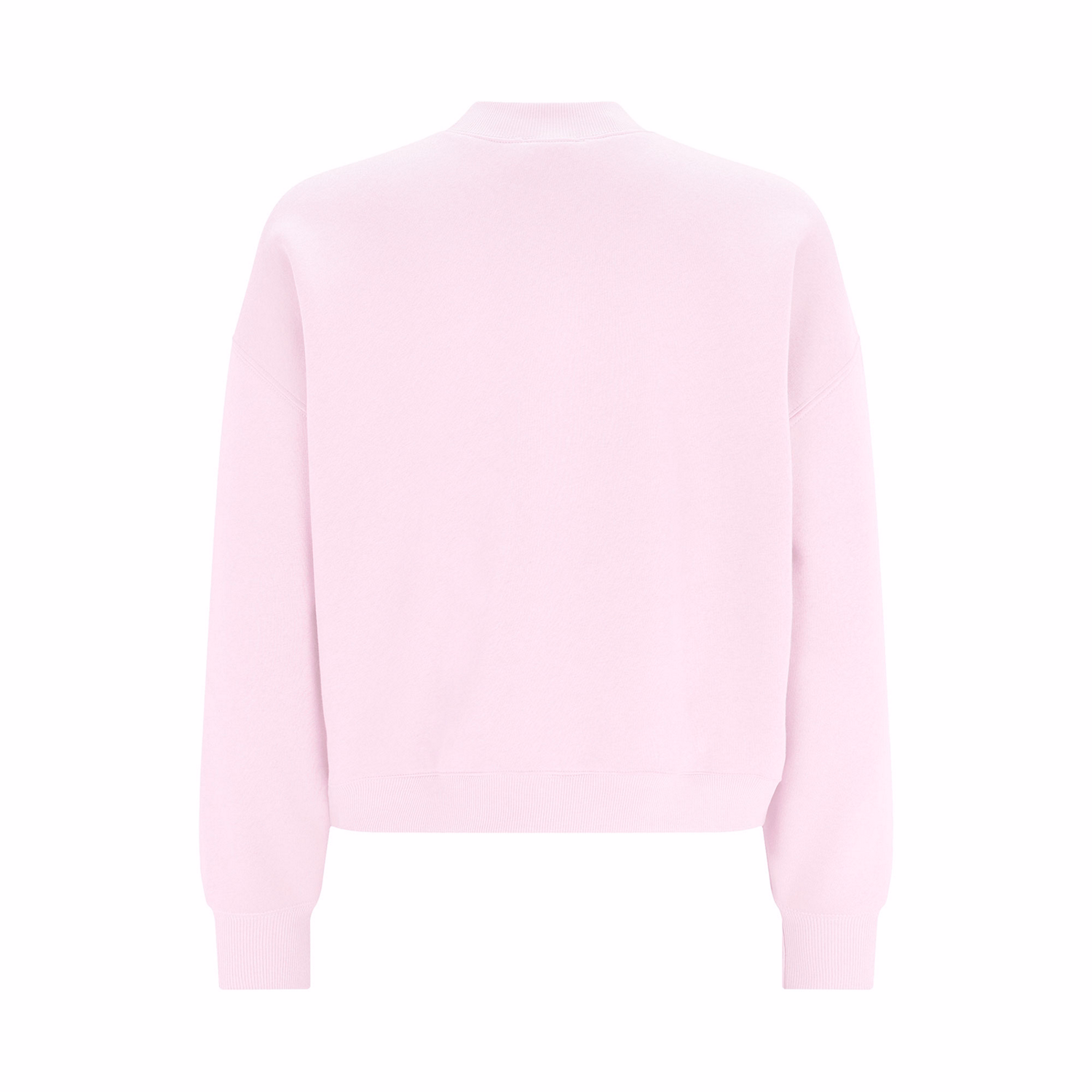 Ribbed-Trim Sweatshirt