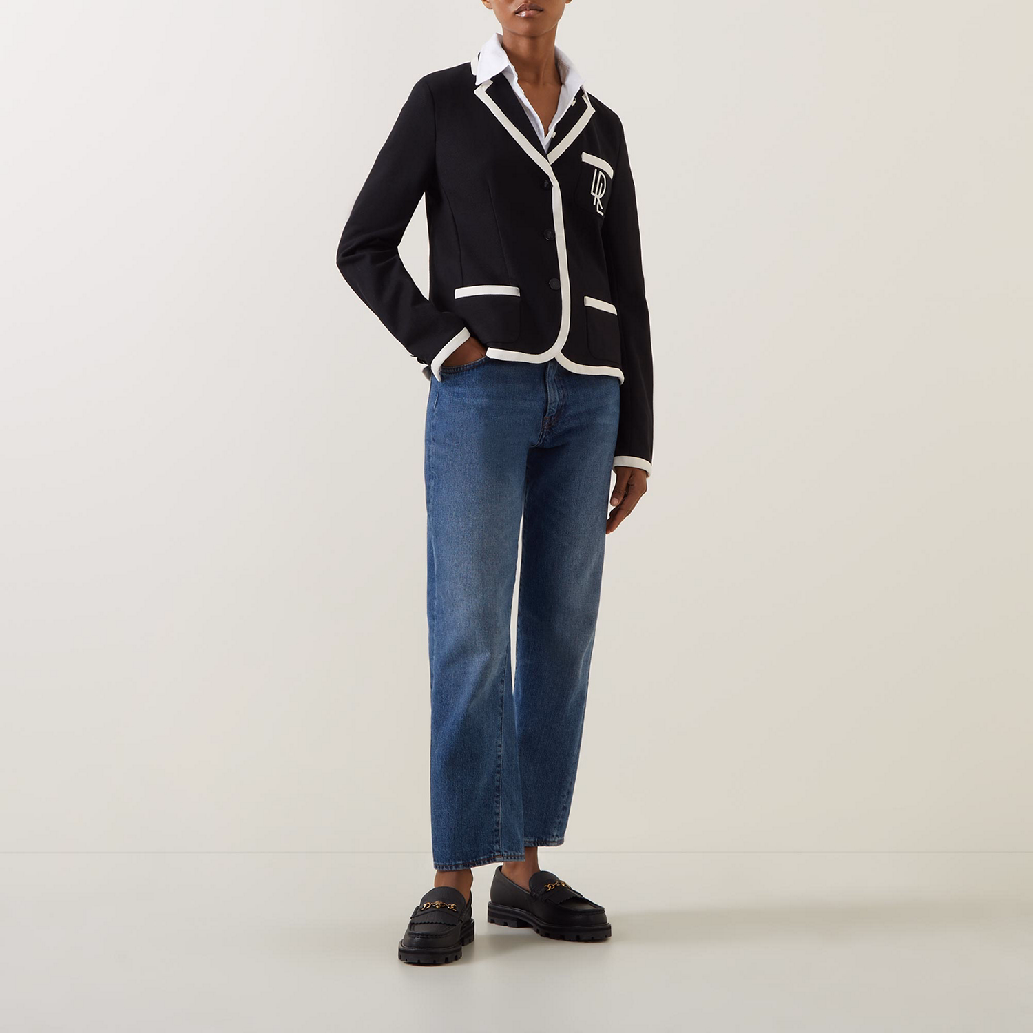 Vincenzina Single-Breasted Blazer