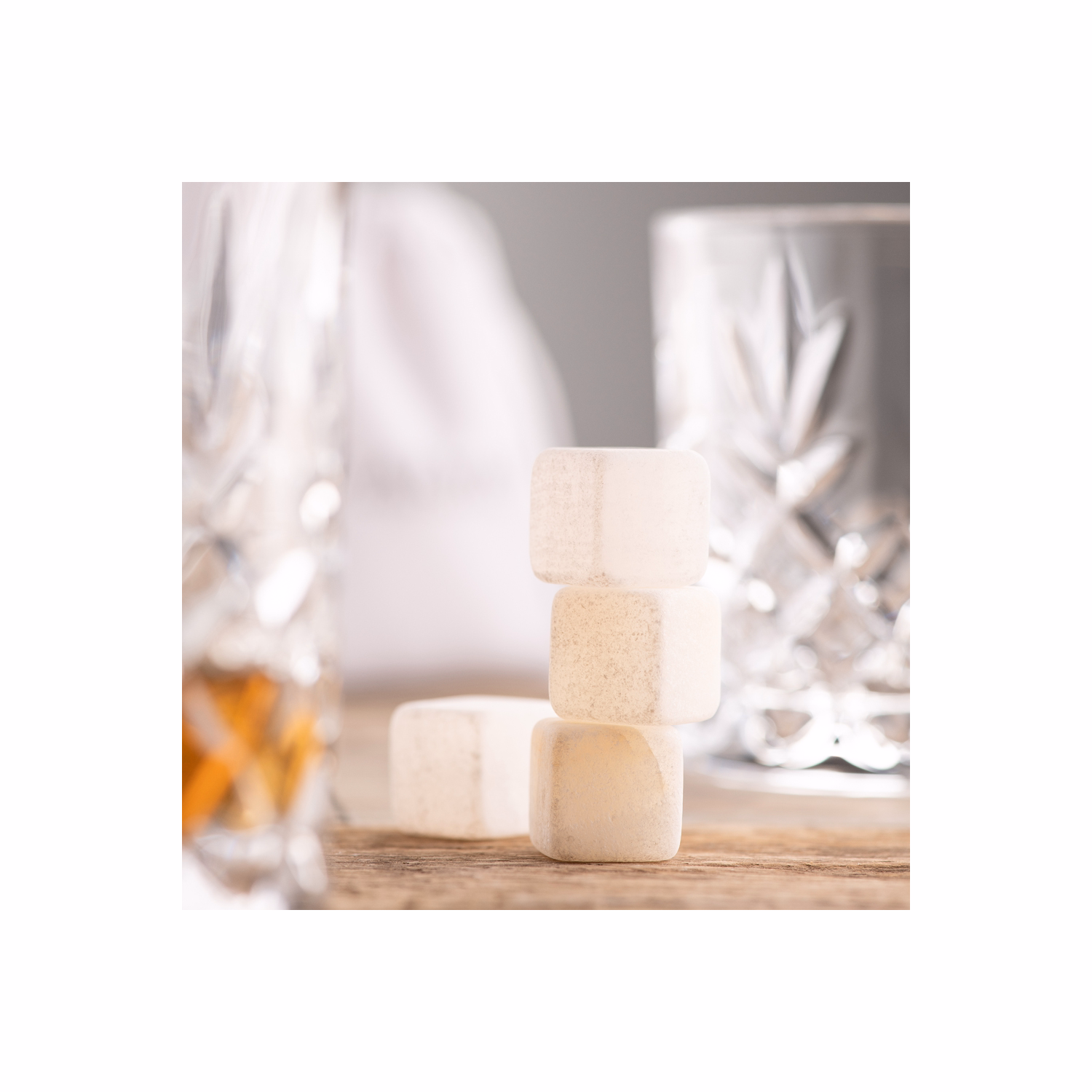 Set of 4  Jade Cooling Stones