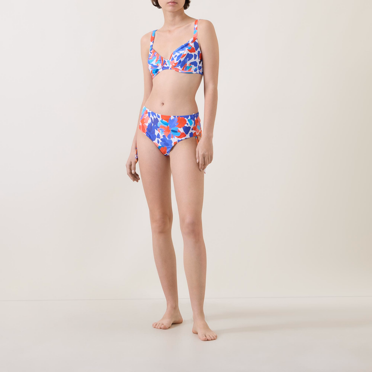 Celine Floral Bikini Top