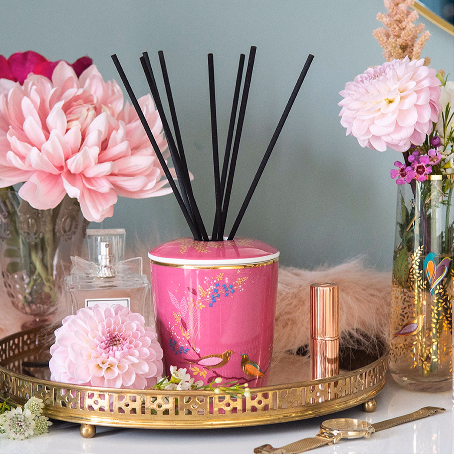 Sara Miller Sandalwood, Cardamom & Oudwood Reed Diffuser