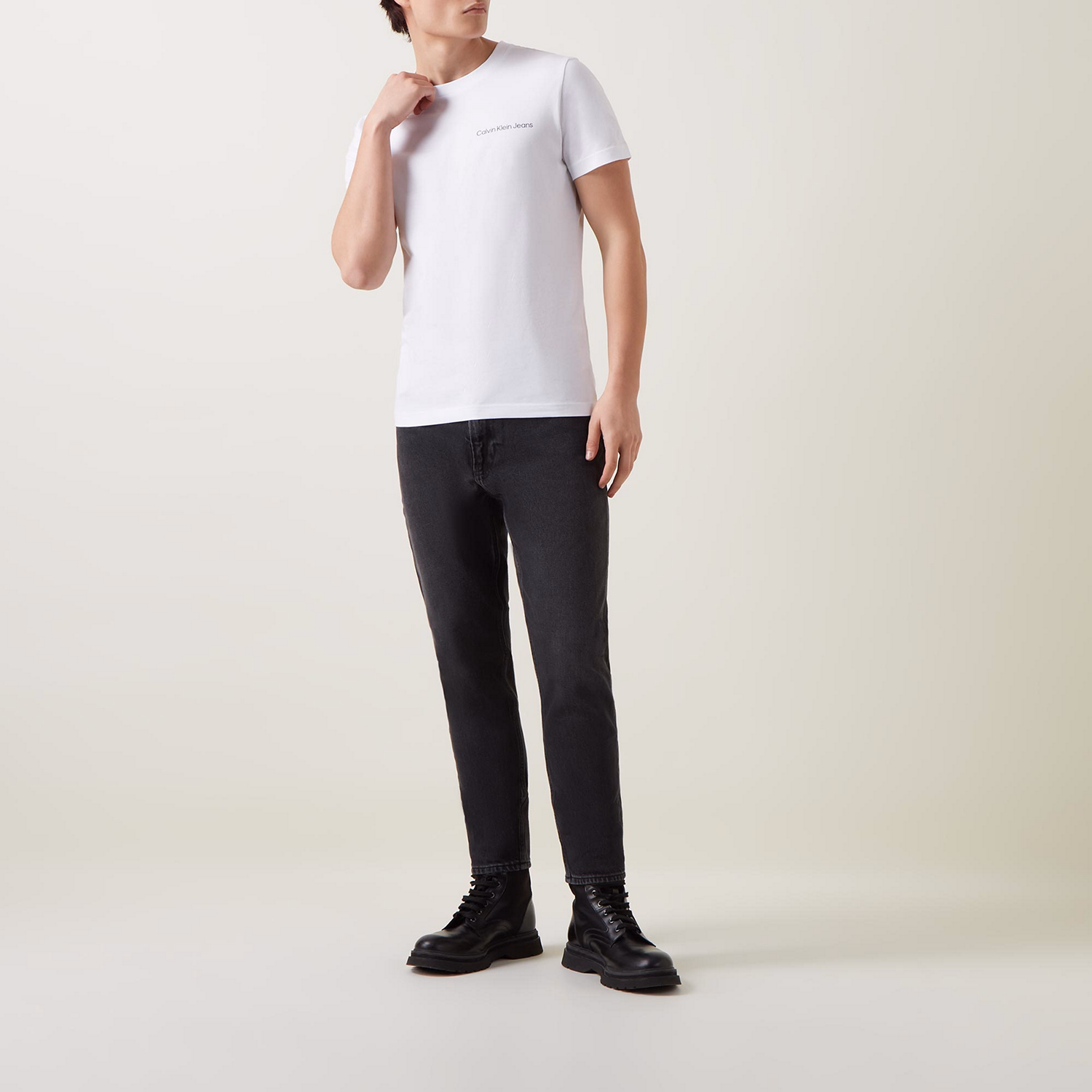 Dad Mid Rise Straight Leg Jeans