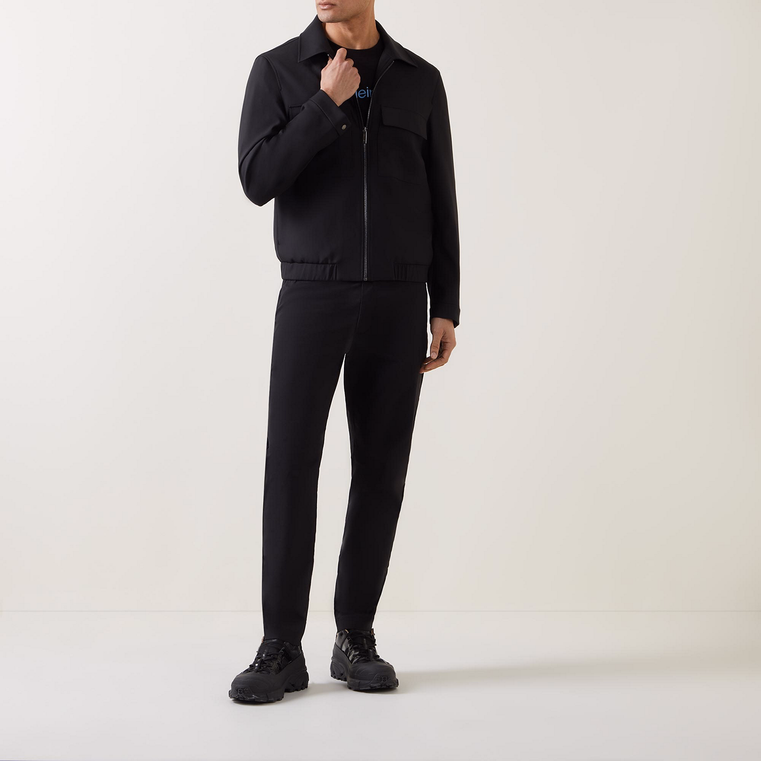 Twill Zip-Through Jacket