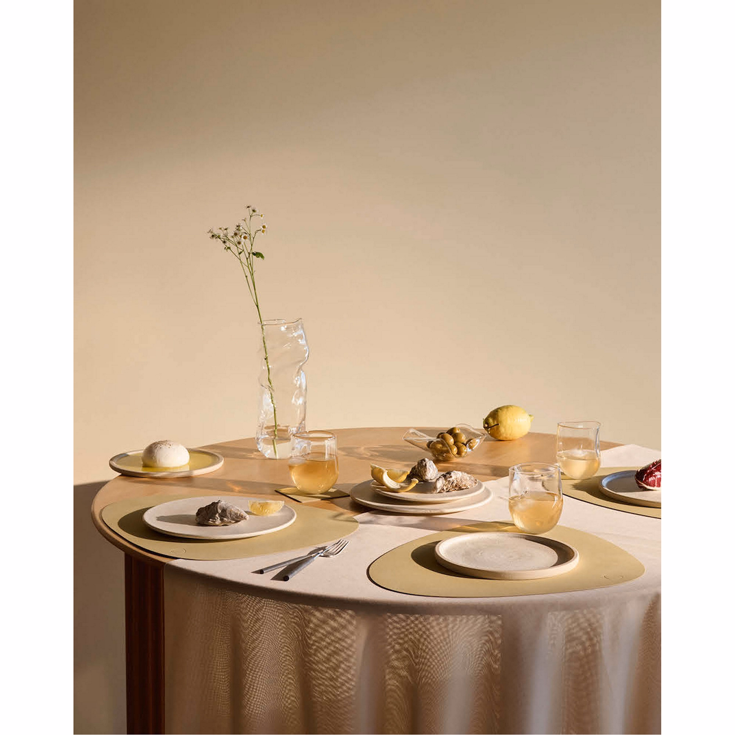 Curve Nupo Table Mat Lemon Sorbet
