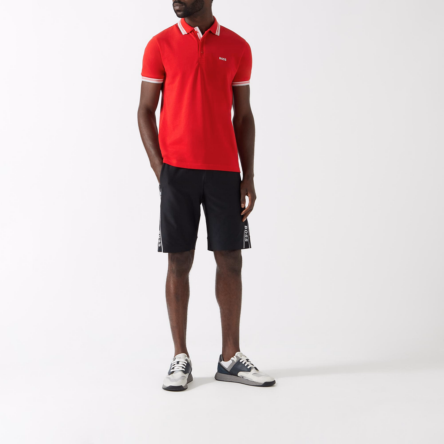 Cotton Polo Shirt with Logo Detailing