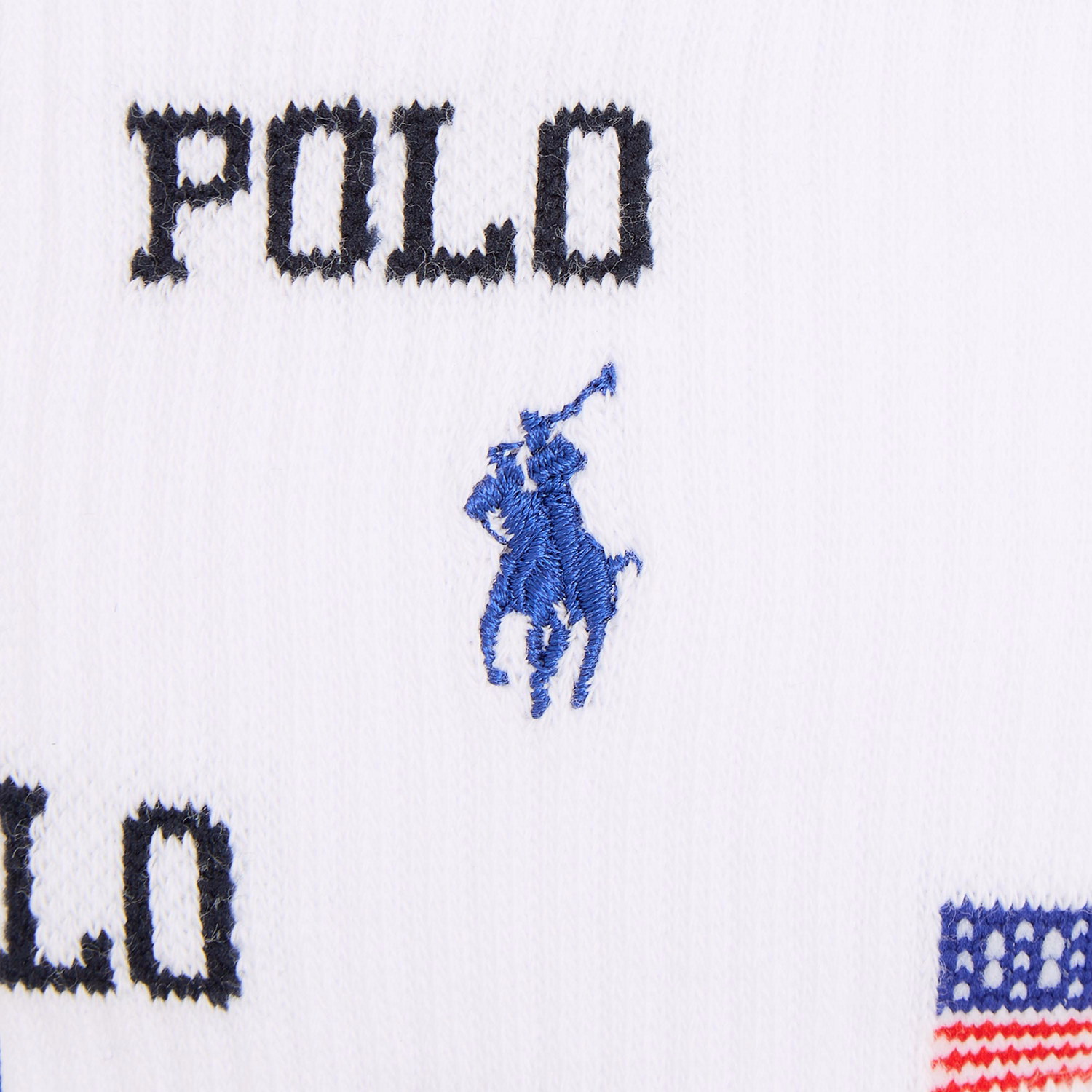 Three-Pack USA Logo Socks