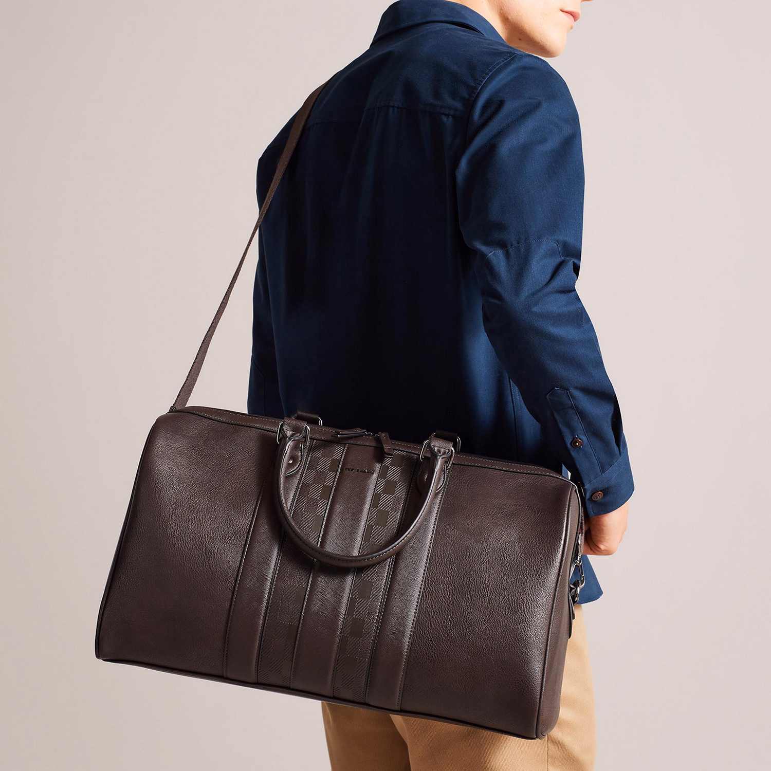 Waylin House Check PU Holdall