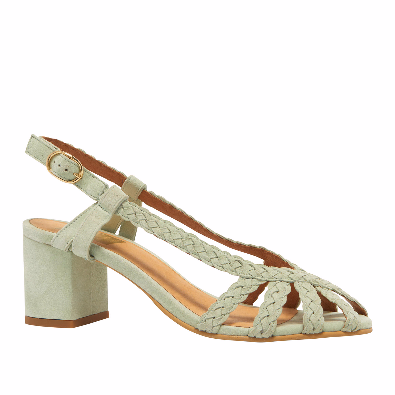 Mettre Braided Block Heels