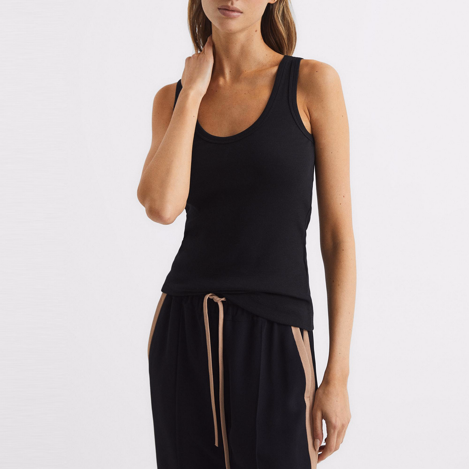 Violet Scoop Vest Top