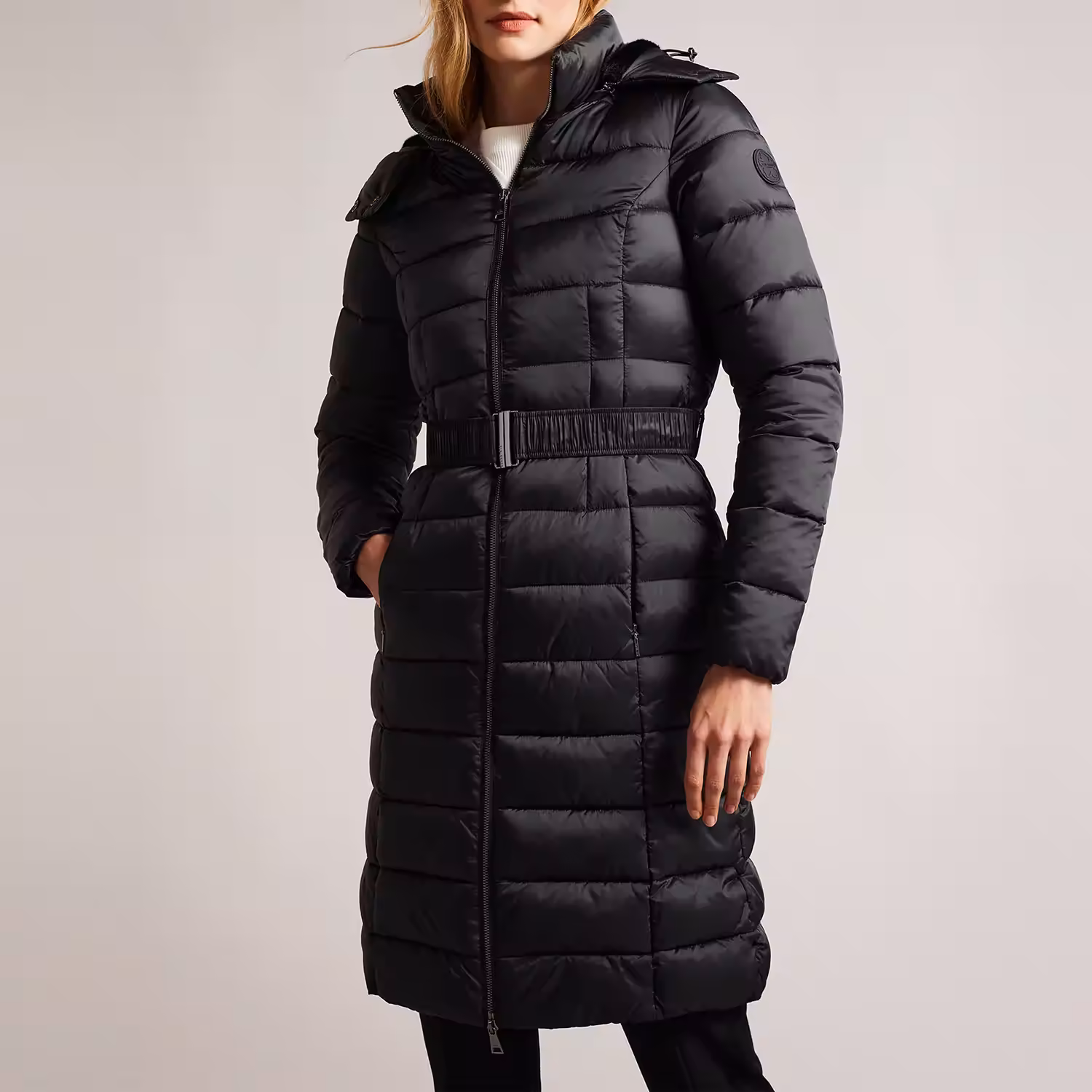 Aliciee Long Padded Showerproof Coat
