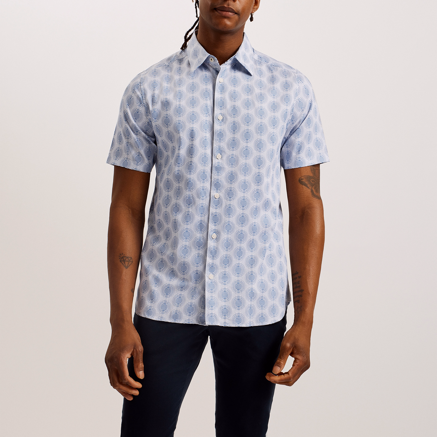 Pearsho Circle Geometric Shirt