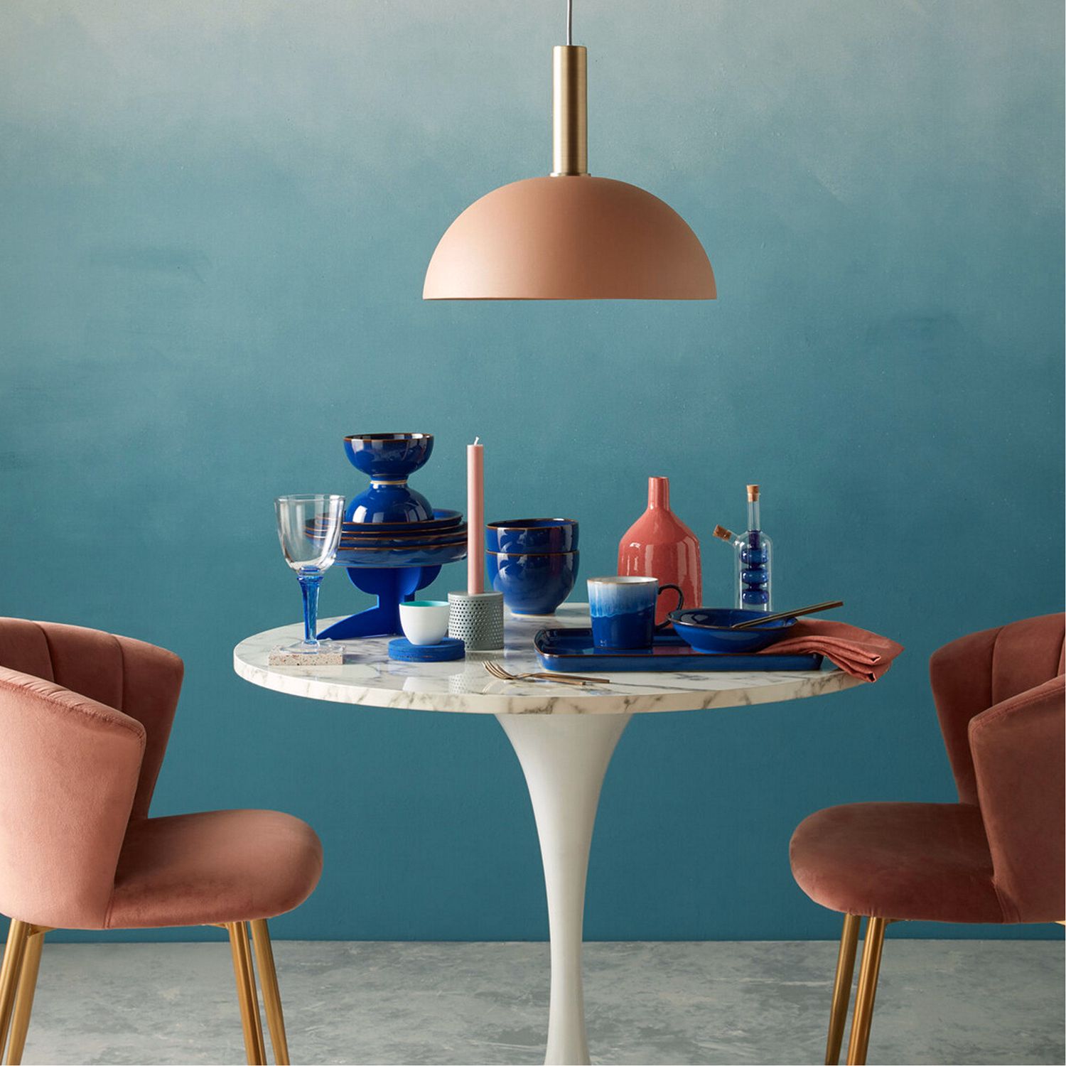 Imperial Blue Small Shallow Bowl