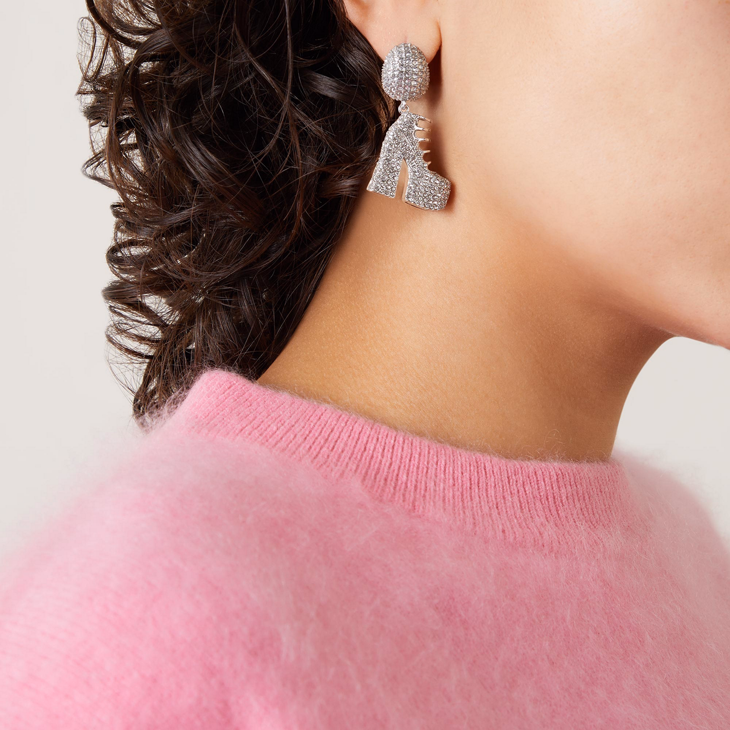 The Pavé Kiki Boot Earrings
