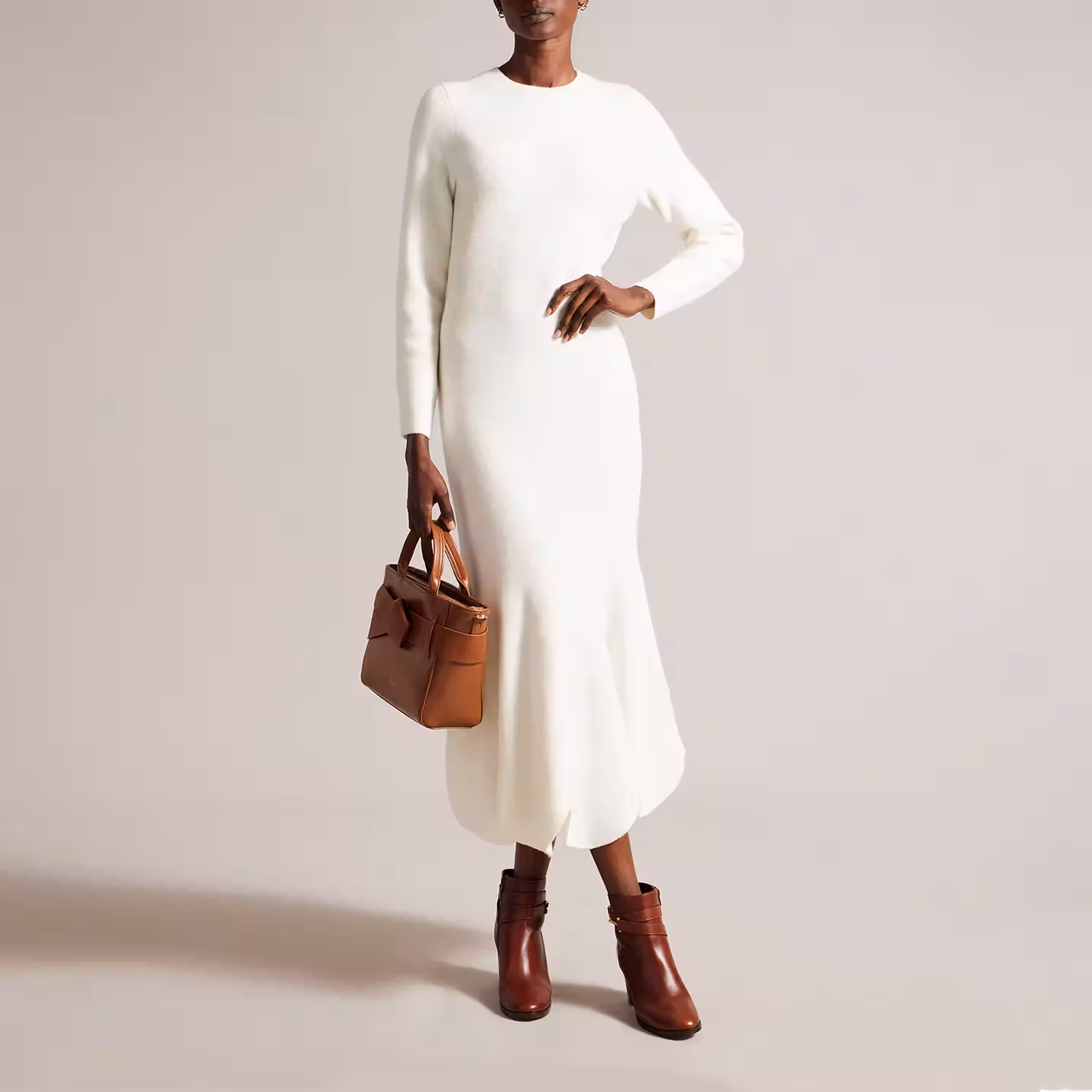 Jimsa Knot-Bow Tote Bag