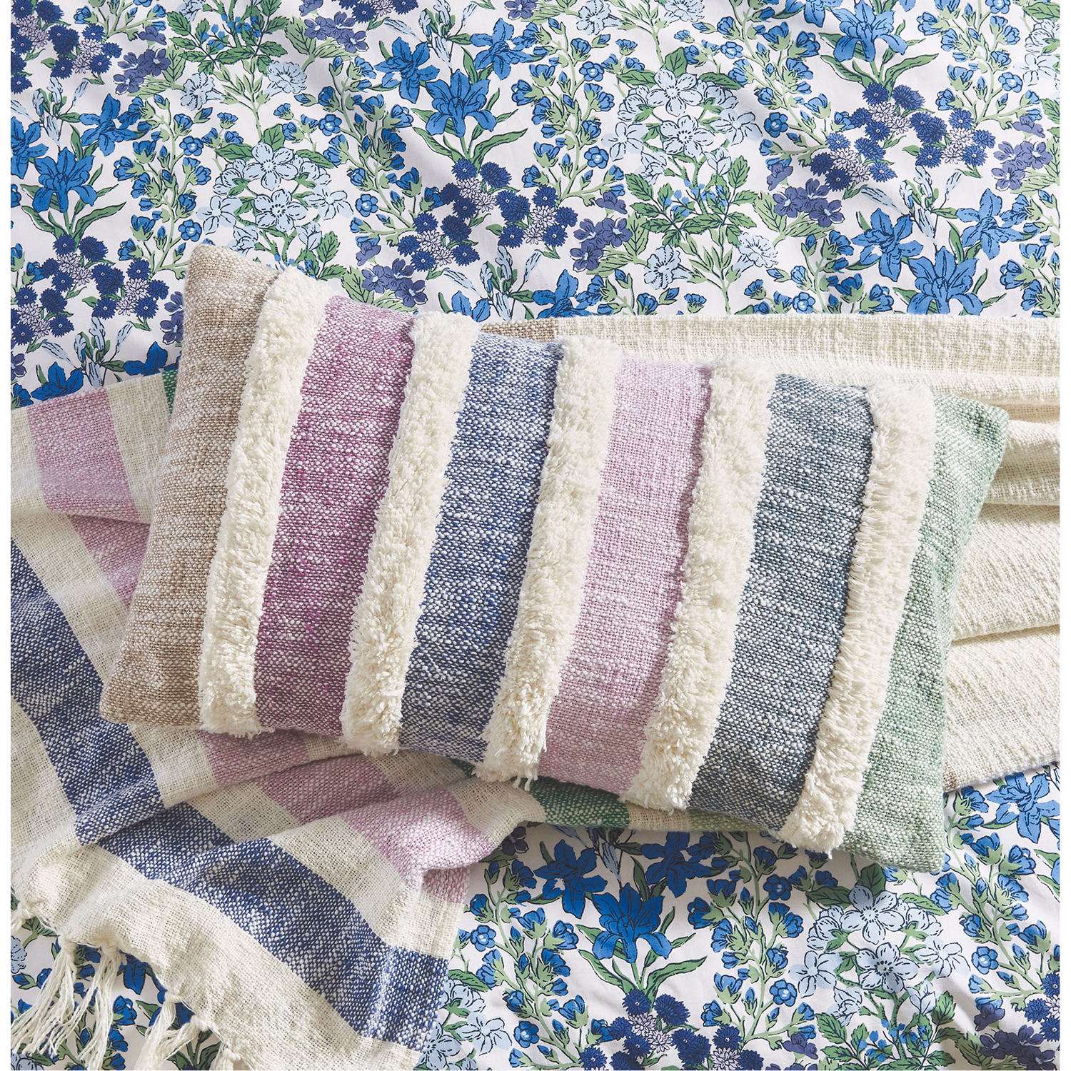 Beekeepers Stripe Cushion Multi