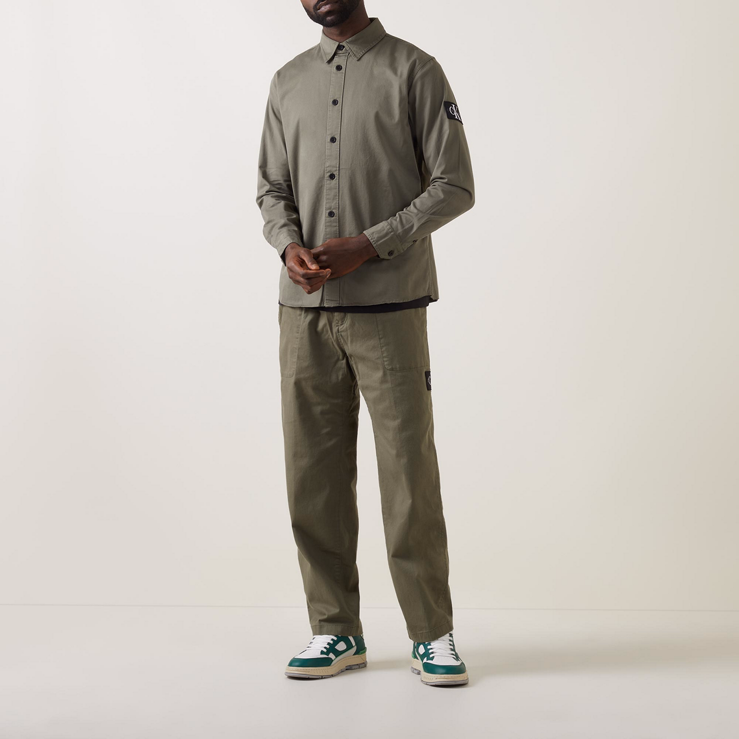 Twill Casual Overshirt