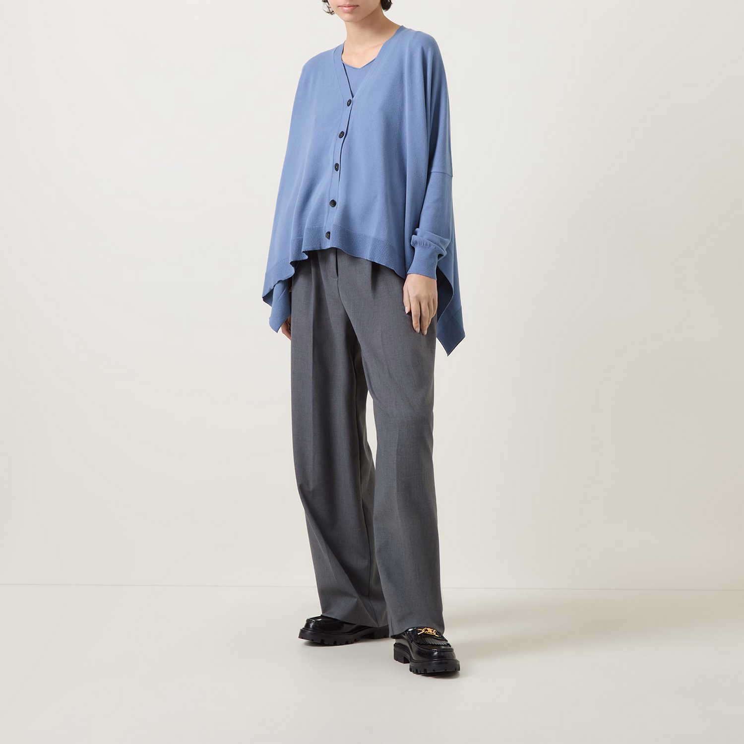 Relaxed Draped Cardigan