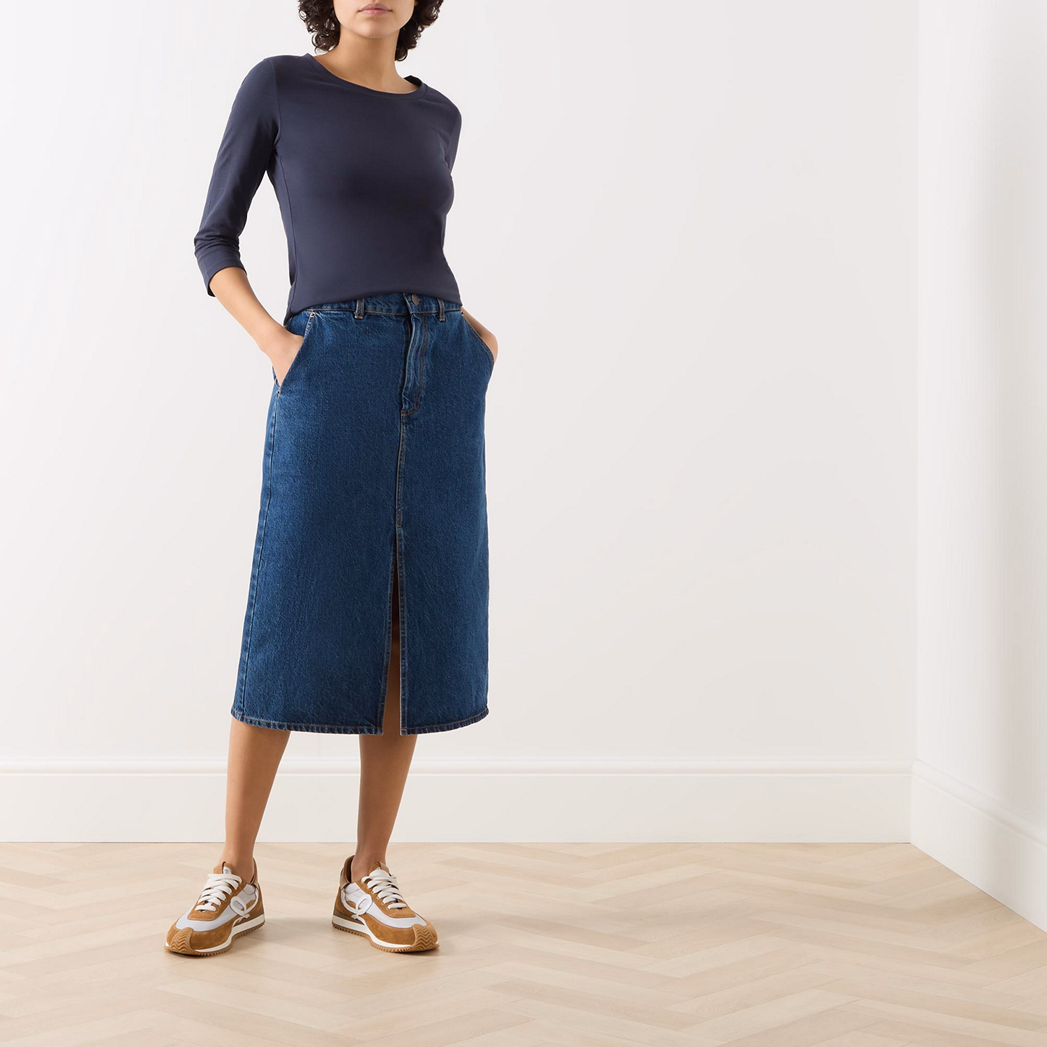 Multi A Straight Cut Top