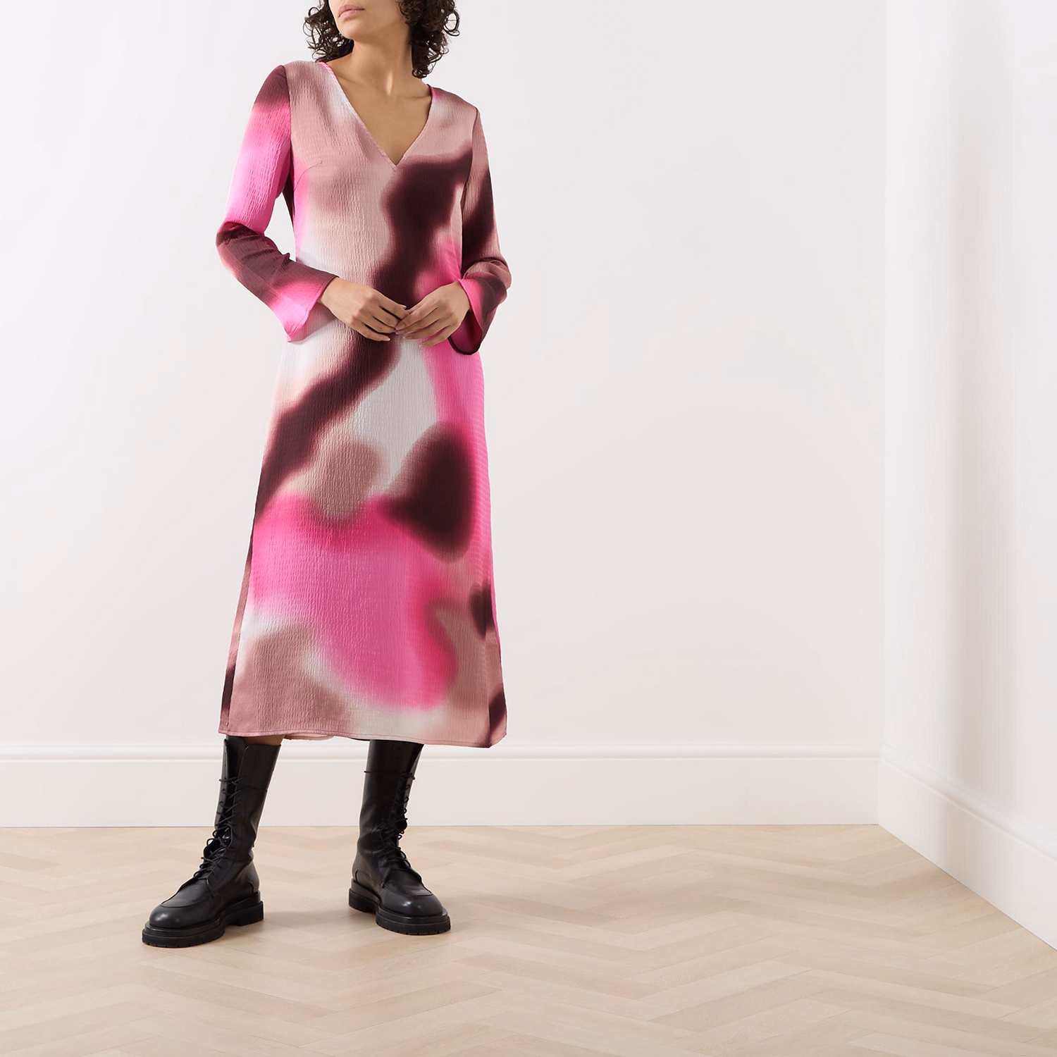 Amilo Printed Flared Dress