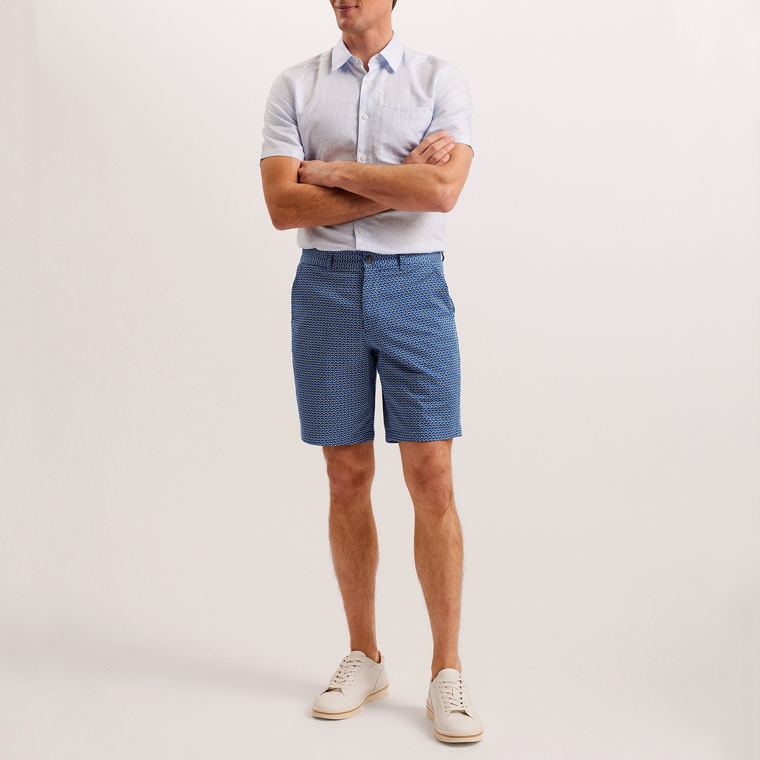 Dulwick Geo Regular Fit Shorts