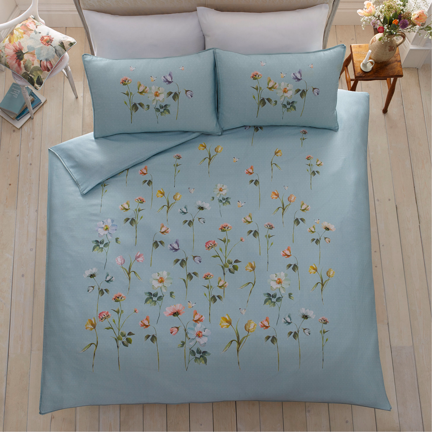 Serenity Duvet Set Duckegg