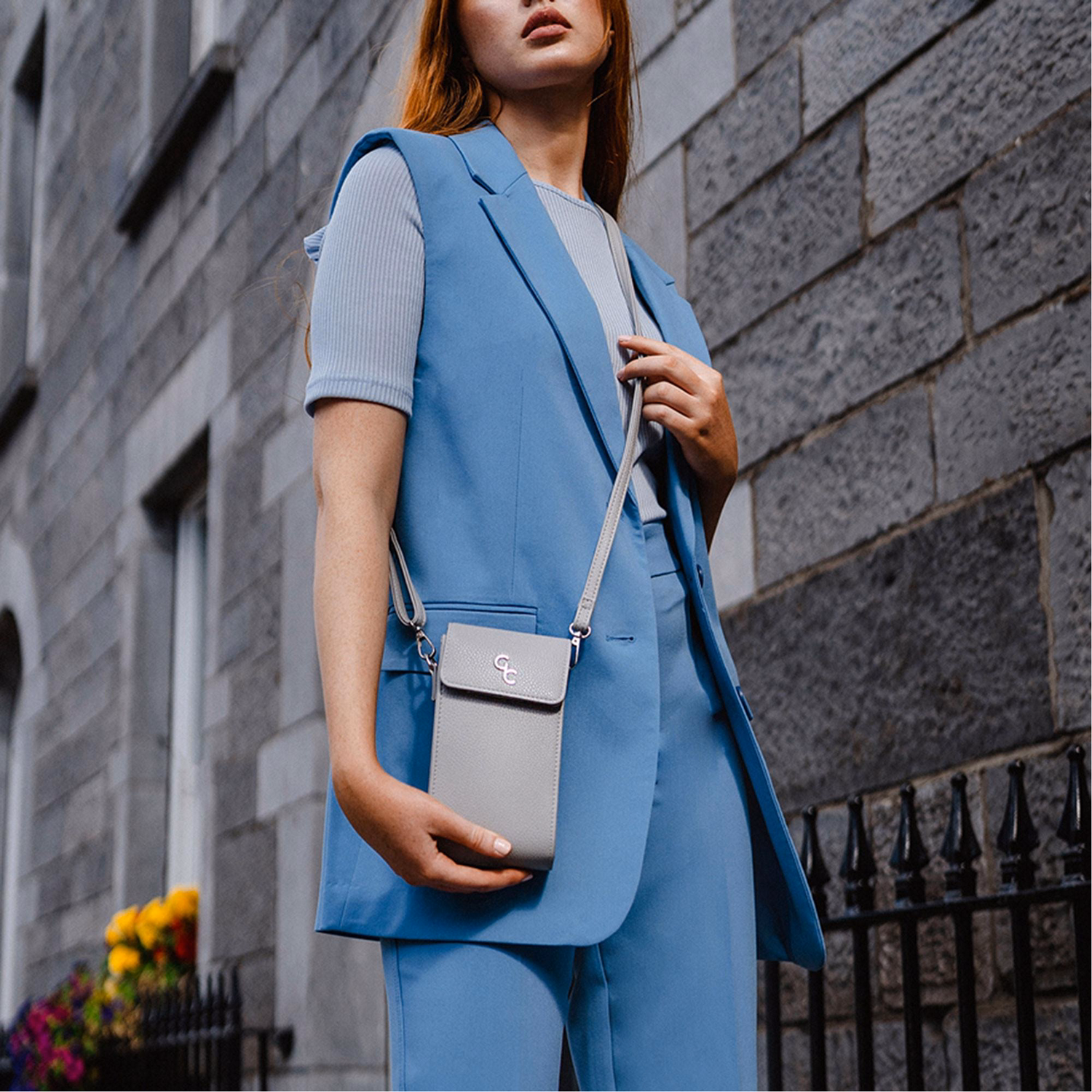 Mini Cross Body Dove Grey