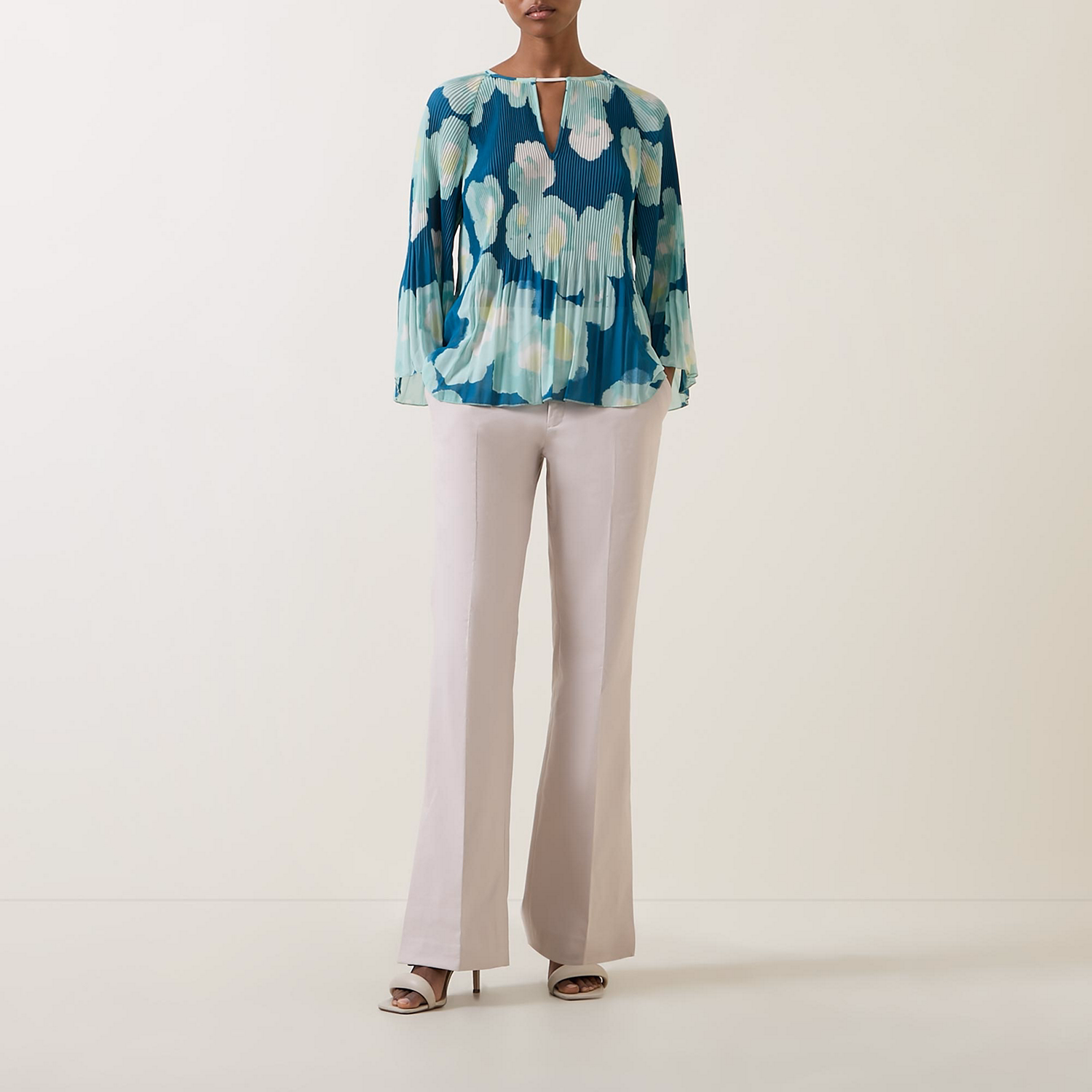 Zeph Mid-Rise Flared Trousers