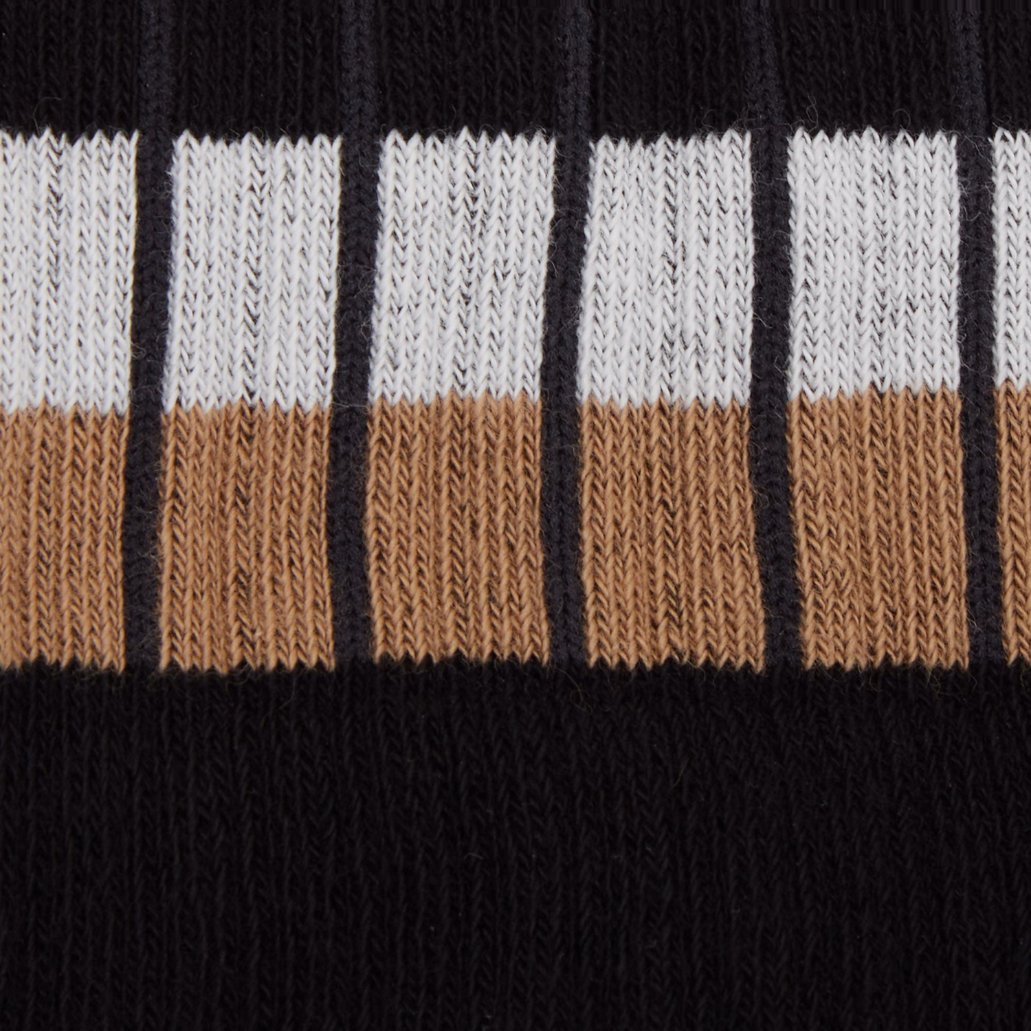 Three-Pack Rib-Knit Stripe Socks