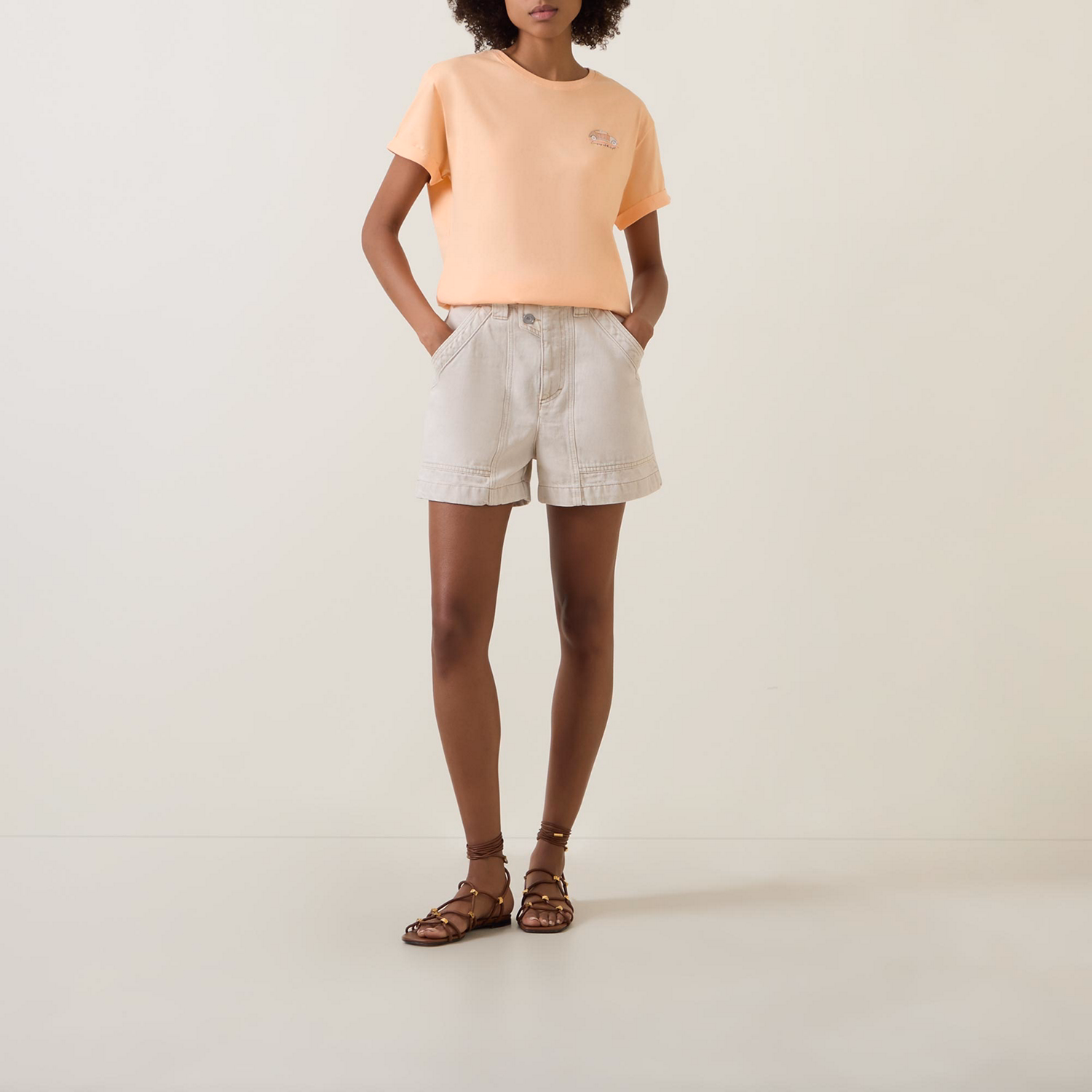 Car-Embellished T-Shirt