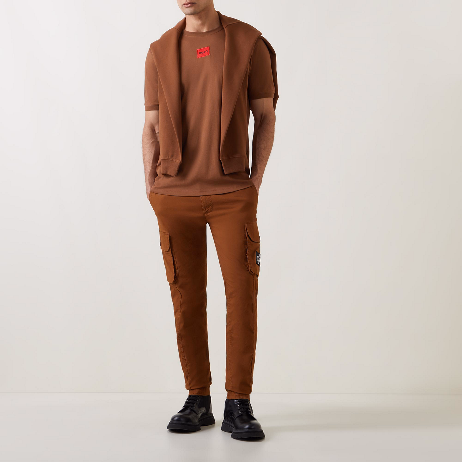Skinny Fit Cargo Trousers