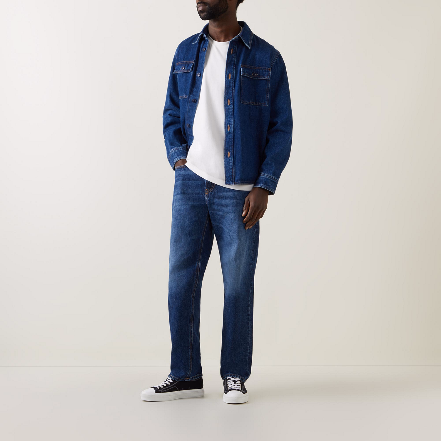 D-Macs Mid-Rise Straight-Leg Jeans