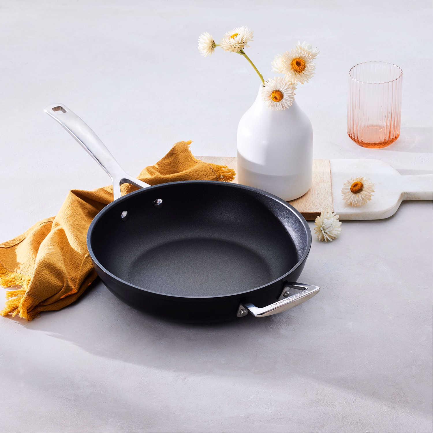 Toughened Non-Stick Deep Frying Pan 28cm