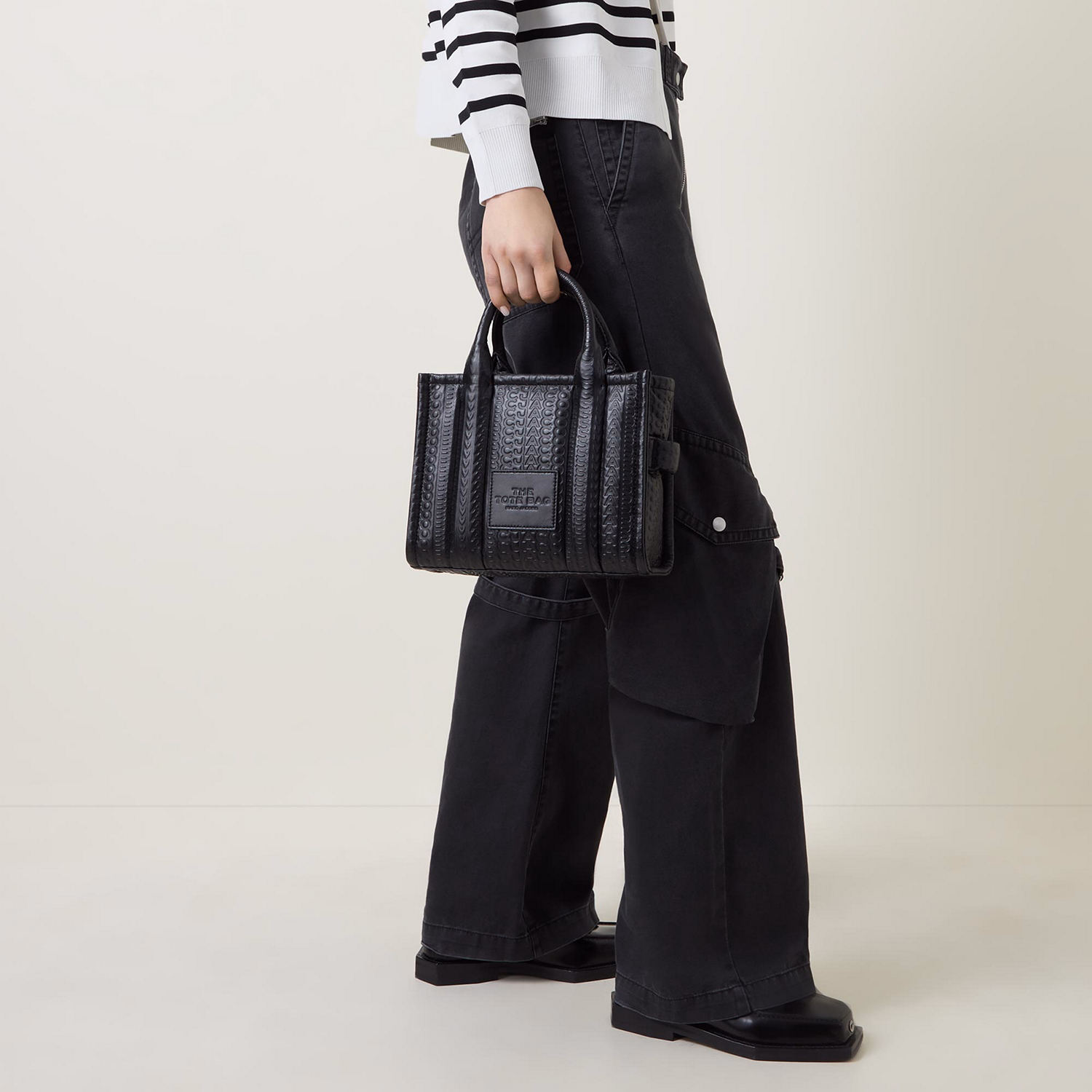 The Monogram Debossed Small Tote Bag