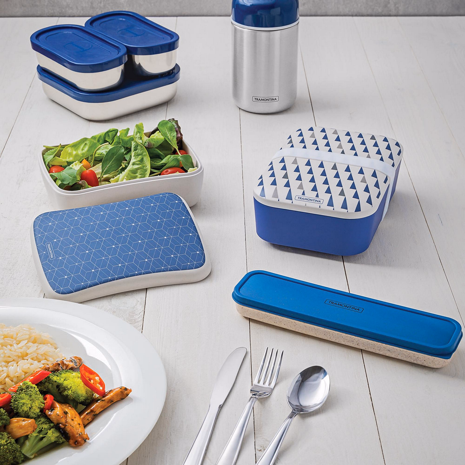 By Me Food Container Wit Lid 700Ml