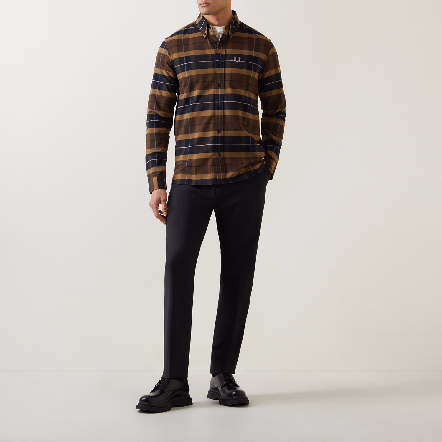Brushed Tartan Casual Shirt