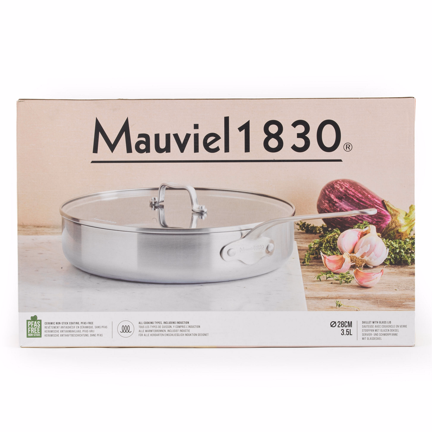 Stainless Steel Skillet 28cm