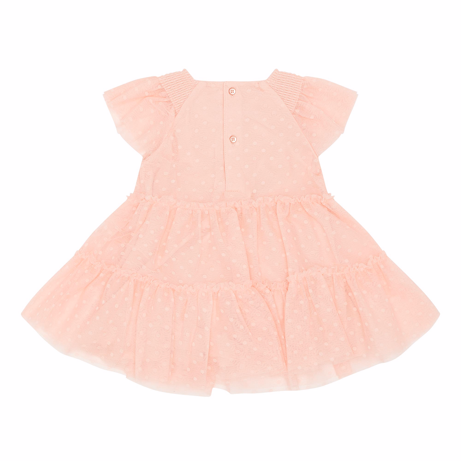 Two-Piece Polka Dot Tiered Dress & Headband Set