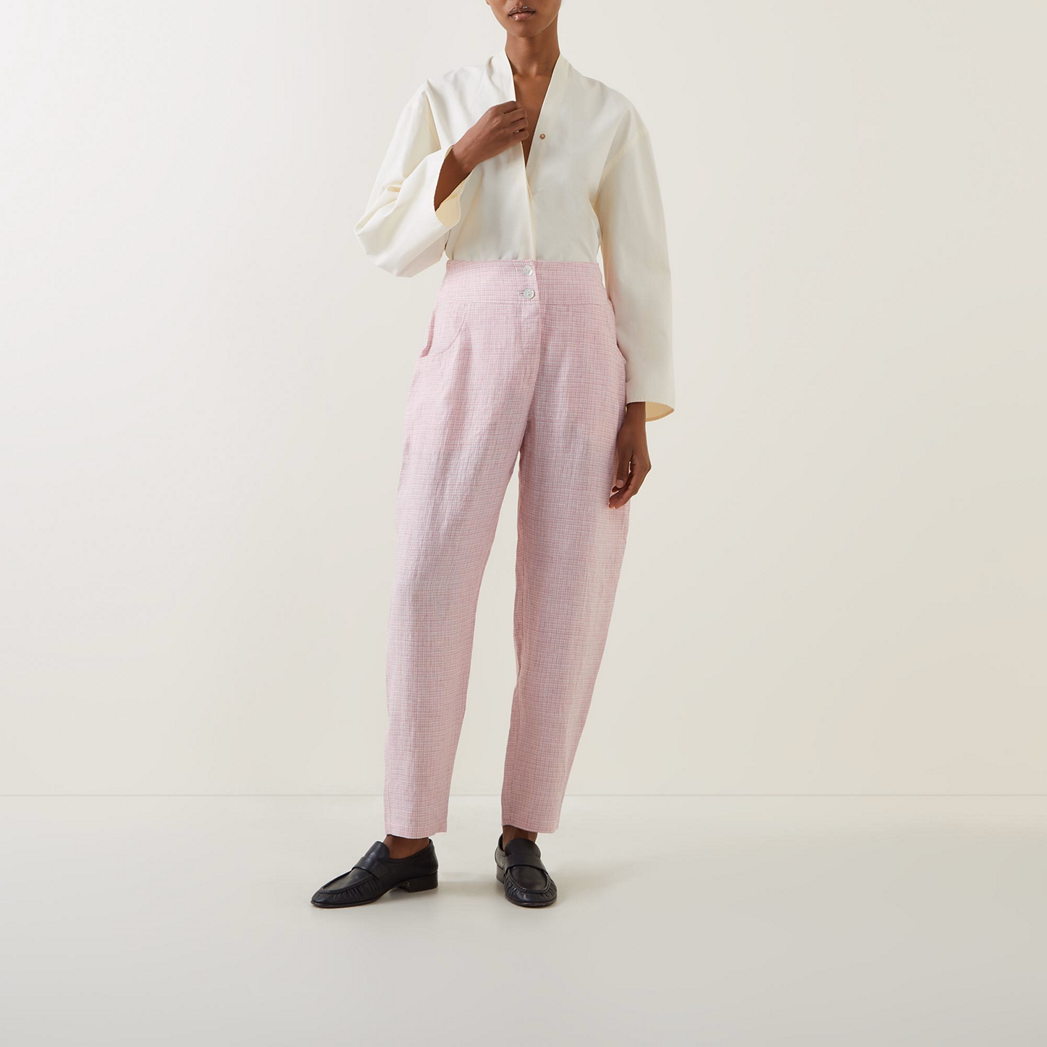 Etteo Barrell-Leg Trousers