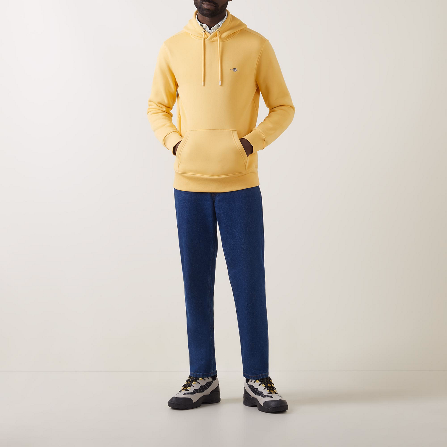 Shield Logo Drawstring Hoodie