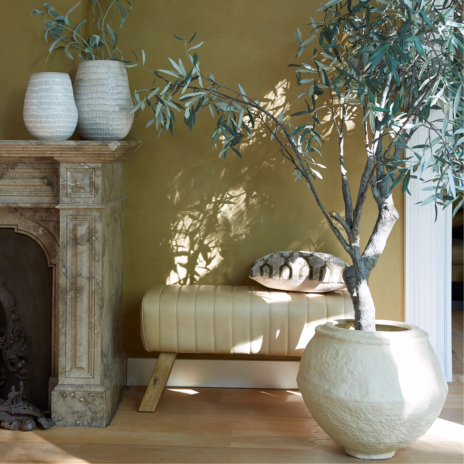 Giorgia Ceramic Vase Cream Beige