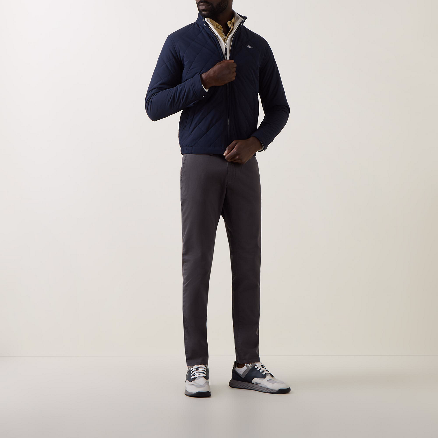 Quilted Zip-Through Windbreaker